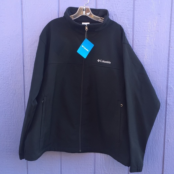 Columbia Bowen Lake Softshell -  3X - Black - Picture 1 of 6